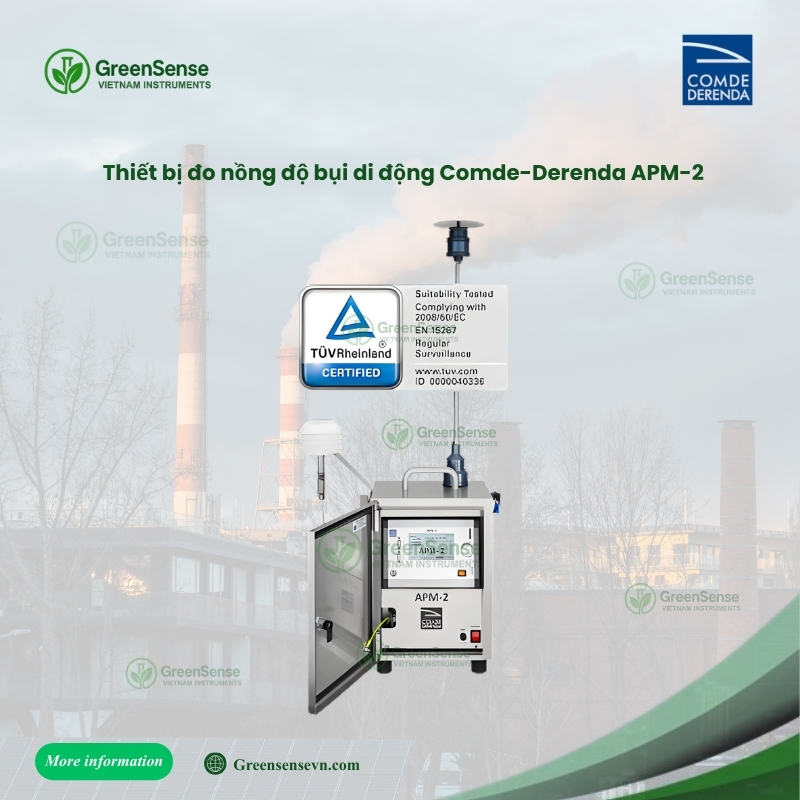 Thiết bị đo nồng độ bụi di động Comde-Derenda APM-2